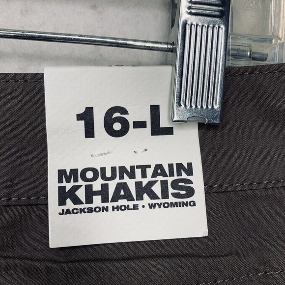 Mountain Khakis Stretch Poplin Pants Womens Size 16 Tall Terra Brown NWT $80 - Picture 12 of 13